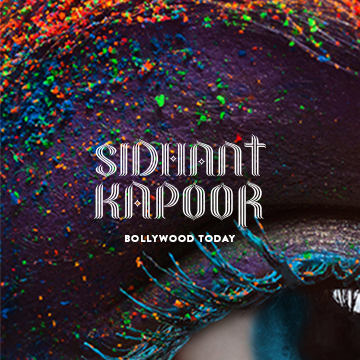 bright saturated colours of dried paint Bollywood today sidhant kapoor